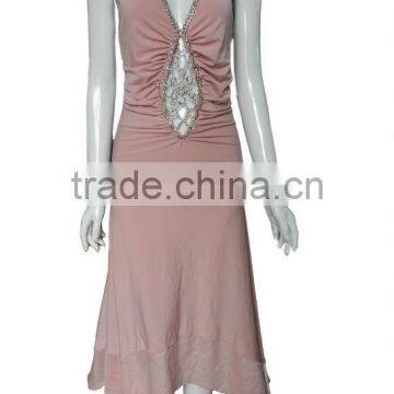 2013new fashion design pink wedding dress