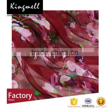 Digital Textile Printing Customized Digital Fabrics Silk Georgette / Chiffon Fabrics photo-2