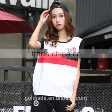 2016 Hot Sale Summer Casual Women t Shirt Custom Fashion Printing t Shirt for Women photo-3