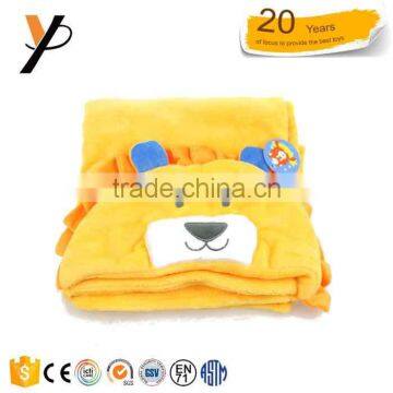 Soft lion child kids hooded blankets baby security blanket