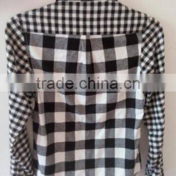 Mens Shirt Pocket Style Plaid Shirt Designer Check Shirts for Men photo-2