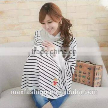 Wholesale Organic Special Baby Mum Breathable Multi Functional Fashion Breastfeeding Poncho Nursing Cover Nursing Scarf photo-4