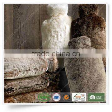 Animal Luxury Faux Fur Cover Plush Hot Water Bottle Cover