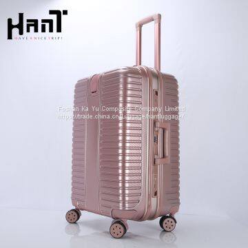 PC Suitcase Aluminum Frame Rose Gold photo-2