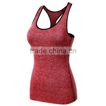 2017 China Custom Wholesale Polyester Ladies Girls Fashion Fitness Tank Tops photo-3