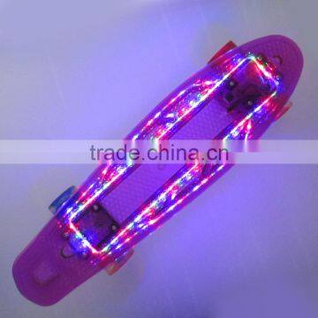 HSJ259 Factory Sales LED Skateboard Fish Board Customize Design for Kids and Adults photo-3