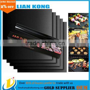 Top sale Outdoors products BBQ Grill Mats Barbecue pad Useful Kitchen Use Barbecue Pad/mat