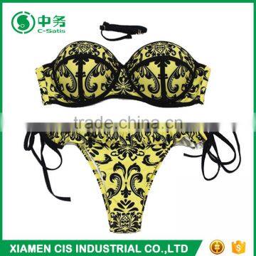 2017 Latest Design Hot Sexy Swimwear Women Printed Bikini photo-2