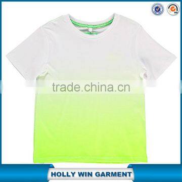 Kids wear neon brand t-shirts cusomized children cotton t shirts
