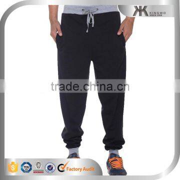 Black Solid Casual Mens Stylish Jogger Pants Cargo Loose Fit Tracksuit Pants