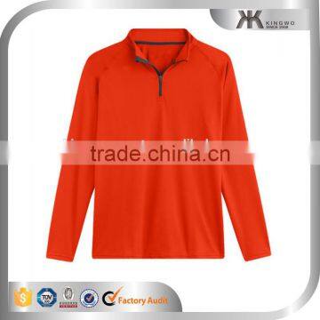 Promotional Sports Top Plus Size 1/4 Zip Warm Color Mens Sweatshirts photo-3