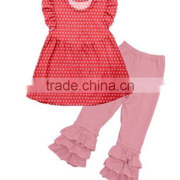 wholesale children's boutique clothing Valentines Day girls outfits BY-G240