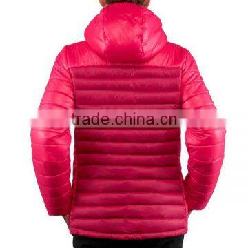 Women Outdoor Blank Hooded Varsity Jacket Quilted Down Jacket for Winters photo-2