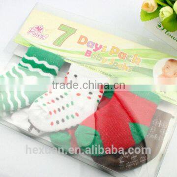 7pairs/pack Baby Socks,comfortable Baby Cartoon Socks, Cotton Baby Socks for 2015 Chrismas photo-4