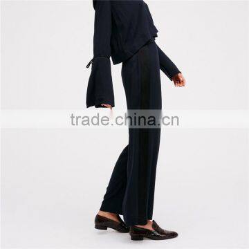 Shibuya Soft Women Chiffon Dress Pants Ladies Pants Sets photo-3
