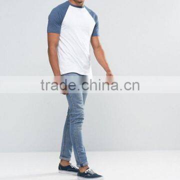 T-Shirt With Contrast Raglan Sleeves