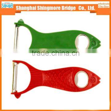 China Hot Sales Stainless Steel Fruit Peeler and Bottle Opener in Low Price photo-3