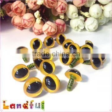15mm Handmade Stuffed Animal Toys Yellow Cat Plastic Safety Eyes photo-4