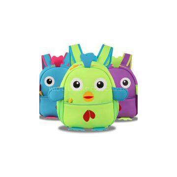 3D Kids Animal Backpack, Neoprene Chichen Backpack