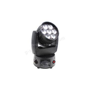 High Power New Arrival 7 x12W RGBW 4in1 Zoom Wash Beam LED Bee Eyes Moving Head lights for stage