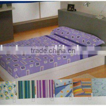 cheap colorful bedding set/ bed sheet