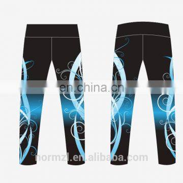 Dance Leggings Blue Design Dance Sport Wear for Girls photo-3