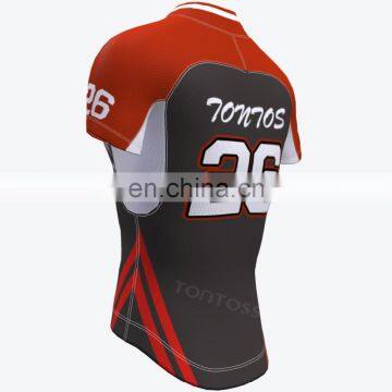 New Design Blank Sublimation Wholesale Women Rugby Jerseys photo-3