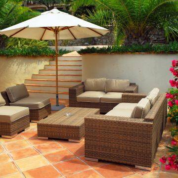 Balcony PE Rattan Outdoor Furniture Sofa Balcony Comfortable
