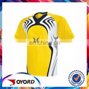 Custom made in China blank soccer jersey no moq limit