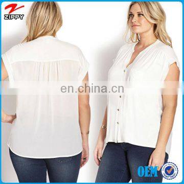 Plus size woman blouse for maternity clothes