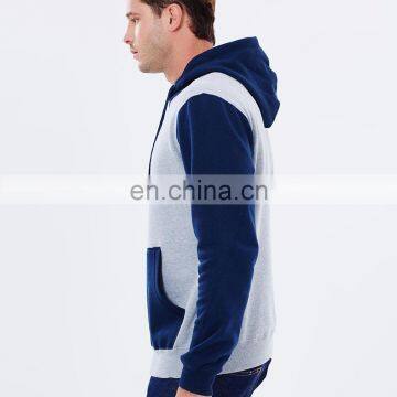 Casual Cotton Contrast Color Long Sleeve Basic Man Hoody photo-2