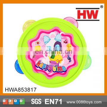 2015 New Design Funny Ring The Bell Baby Toys Handmade Tambourine