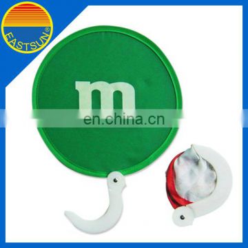 colorful customized logo attractive promotional foldable fan