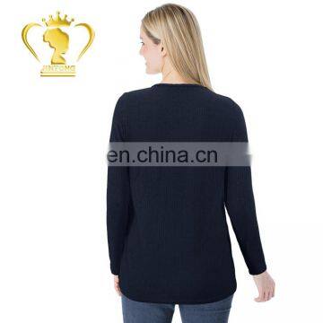 2017 Autumn Fashion Women Wear Korean Blouse With Zipper at Neck photo-2