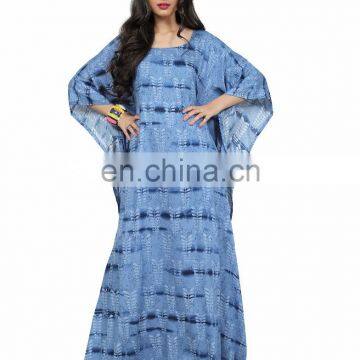 2017 Printed Night Wear Kaftans / Casual Daily Indian Ethnic Wear Ladies Kaftans 2017 (kaftans 2017)