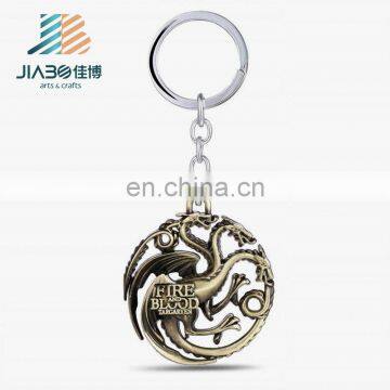 Game of Thrones Keychain House Stark Key Chain Song Of Ice And Fire Key Rings Holder Souvenir For Gift Chaveiro Men Jewelry photo-5