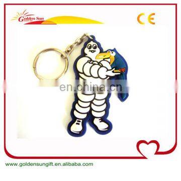 Cartoon PVC Soft Rubber Keychain Chains