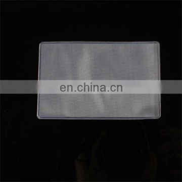 Customized standard clear soft pvc id license plastic card holder