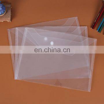 Folding a4 clear plastic document wallet