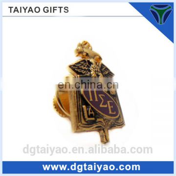 2014 Gold plating Metal Wing sword metal badge for gifts