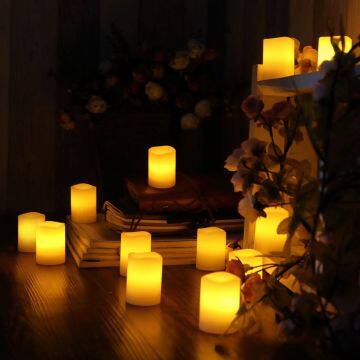 6PCS LED Candles With Timer 50mm Electronic Candle Light Lantern Light Wedding Party Holiday Christmas Decoration Light photo-2
