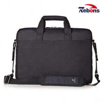 Custom Black Nylon Men Business Portfolio Computer Laptop Bags photo-2