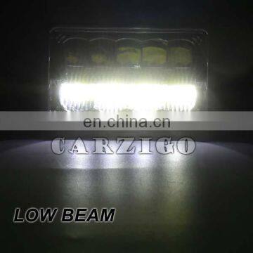 CZG-4624 for Traillers Trucks 6x4 Inch 24w Led Head Lamp With Hi/low Spot Beam Black for Heavy Duty 4X6 Inch Led Head Light