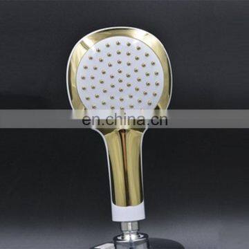 Best quality luxury bathroom essential bath gold rainfall handle shower head used for message