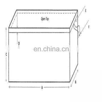 12Mil Reusable Open Top Drawstring Dumpster Container Liner