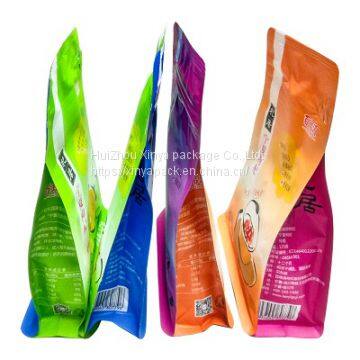 Aluminum Foil Lined Side Gusset Flat Bottom Plastic Chinese Wolfberry Packaging Bag With Double Zipper photo-3