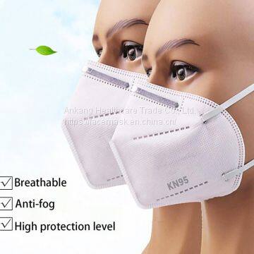 Meltblown Cloth Thickened KN95 Mask Disposable 4 Ply N95 Face Mask Anti Air PM2.5 Face Mouth Mask