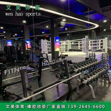 Manufacturer of Damping Rubber Floor Mat in Strength Area of Gymnasium, Composed of All Star Rubber Floor Mat Materials photo-2