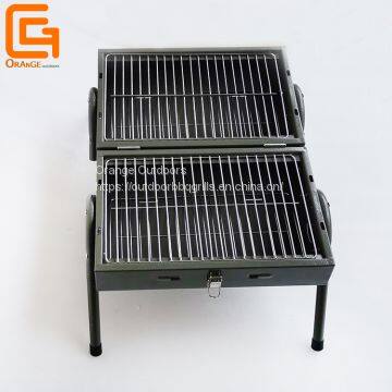 Outdoor Cooking Bbq Charcoal Grill Portable Barrel Barbeque Grills photo-2