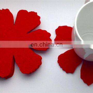 Factory Direct Sale Custom Promotional Felt Table Coaster Set photo-5